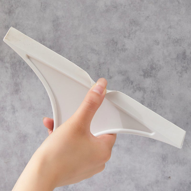 Japanese-Style Bamboo Short Handle Glass Cleaning Artifact Household Glass Scraper Window Scraper Mirror Cleaning Tool - Image 3